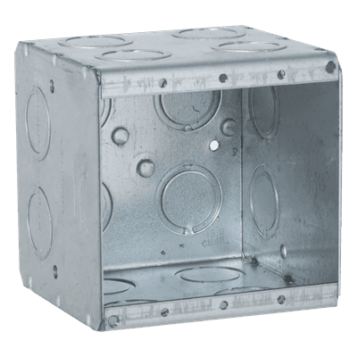 Caja Multigang / 2 Gangs / 3.5 in Profundidad / 16 Entradas 1/2-3/4 in / 45 in³ / UL Listed HUB-696 RACO