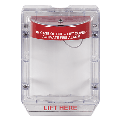Protector para Estación de Jalón / Policarbonato UV / Montaje Sobreponer / Rango -40°F a 250°F / Aprobado UL y FM STI-1230 STI