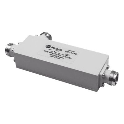Acoplador direccional / 15dB / 617-5925MHz / 300W promedio / -161dBc PIM / 4.3-10 / IP67 / 1kW pico CC-615E MICROLAB
