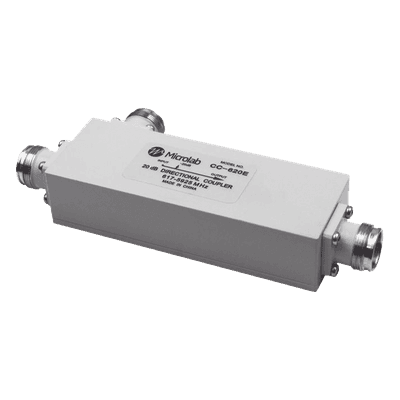 Acoplador Direccional / 20 dB / 617-5925 MHz / 300 W Promedio / -161 dBc PIM / 4.3-10 IP67 / 0.3 dB Pérdida Inserción CC-620E MICROLAB