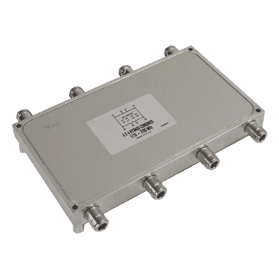 Combinador híbrido 4x4 / 694-2700 MHz / 150 W / -161 dBc PIM / IP64 / Conectores N CM-88N MICROLAB