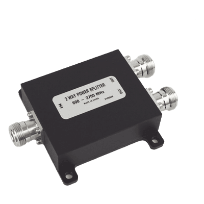 Divisor de Potencia / 2 Vías / 694-2700 MHz / 50W / PIM -154 dBc / IP67 / 2.28-8.86 pies D2-72FE MICROLAB
