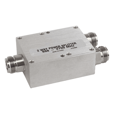 Divisor de Potencia Wilkinson / 2 Vías / 694-2700 MHz / 50W / Conectores 4.3-10 / IP64 / PIM -154 dBc D2-75FN MICROLAB