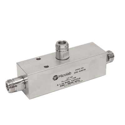 Separador RF / 3:1 Tap 4.8dB / 350-5930MHz / 500W / -161dBc PIM / N Hembra / IP67 / 380g DN-44FN MICROLAB