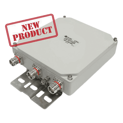 Triplexor / 600+700 MHz / PCS / AWS / 50W / -161 dBc PIM / 4.3-10 / IP67 BK-363E MICROLAB