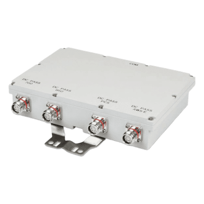 Cuadruplexor / 700-850-PCS-AWS / 250W / -161dBc PIM / 4.3-10 IP67 / 2.3ft BK-962E MICROLAB