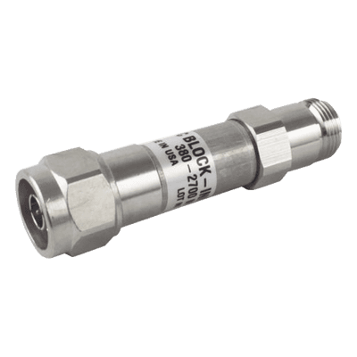 Bloqueador de DC / 250-2700 MHz / 500W / 3kV / -164 dBc PIM / Tipo N / IP65 HR-20N MICROLAB