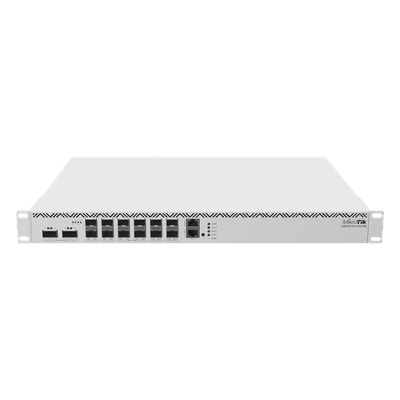 Router Cloud Core / CPU 16 núcleos 2.0 GHz / 12x SFP28 25 Gbps / 2x QSFP28 100 Gbps / PSU redundante hot-swap CCR2216-1G-12XS-2XQ MIKROTIK