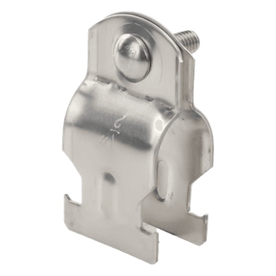 Abrazadera para Unicanal Tipo Strut / Acero Inoxidable 304 / 3/4" / 32.0 mm x 63.5 mm / Tornillo M6 STRUTSTRAP34 SYSCOM TOWERS