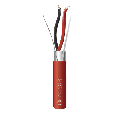 Cable Blindado para Alarmas de Incendio / 2x16 AWG / 152 m (500 ft) / PLENUM / Forro Rojo / NFPA 262 4606-5504 GENESIS