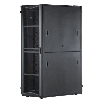 Gabinete para Centro de Datos / 45 UR / 700 mm (2.3 ft) Ancho / 1070 mm (3.5 ft) Profundidad / Sin Paneles Laterales / Acero / Negro XG74519BS0002 PANDUIT