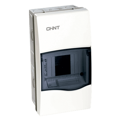 Caja de Distribución Empotrable / 4 Módulos / IP40 / IK08 / Halógeno Libre / Clase II CD40E04 CHINT