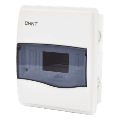 Caja de Distribución Empotrada / IP40 / 8 Módulos / IK08 / Clase II / -25°C a +40°C CD40E08 CHINT