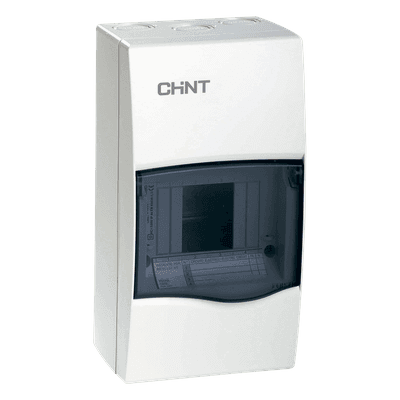 Caja de Distribución para Sobreponer / IP40 / 4 Módulos / IK08 / Entradas M16-M50 / Libre de Halógenos CD40S04 CHINT