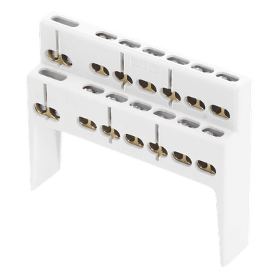 Soporte con Barra de Conexión / 12-24-36 Módulos / 14 Entradas / IP40 / Curvas B-C-D / 6kA BC40M36 CHINT