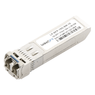 Transceptor Óptico SFP+ / 10 Gbps / Monomodo / 1310 nm / Alcance 10 km / LC/UPC Dúplex / DDM LP-SFP-10G-SM-10 LINKEDPRO BY EPCOM