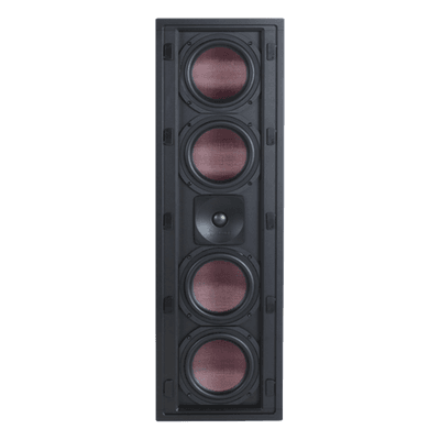 Bocina de pared / 4 woofers fibra de carbono 6.5'' / Tweeter titanio 1'' / 250W / 91dB / 36Hz-20kHz ELITE-46 TRUAUDIO