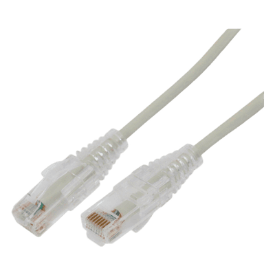 Cable de Parcheo Slim UTP / Cat6A / 2 m (6.56 ft) / 28 AWG / Gris LP-UT6A-200-GY28 LINKEDPRO BY EPCOM