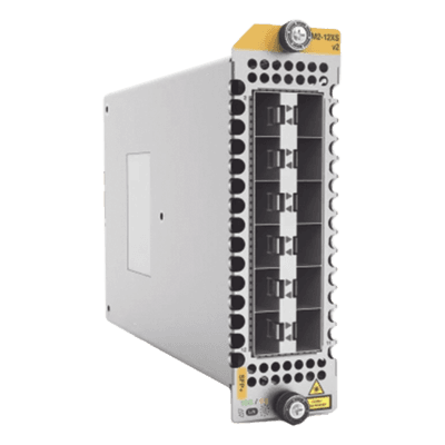 Módulo de expansión / 12 puertos SFP+ / 1G/10G / 120 Gbps switching / Compatible XEM2 AT-XEM2-12XS-V2 ALLIED TELESIS