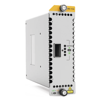 Módulo de Expansión / 1 Puerto 100G QSFP28 / Ethernet 100GbE / Diseño Modular Plug-and-Play AT-XEM2-1CQ ALLIED TELESIS