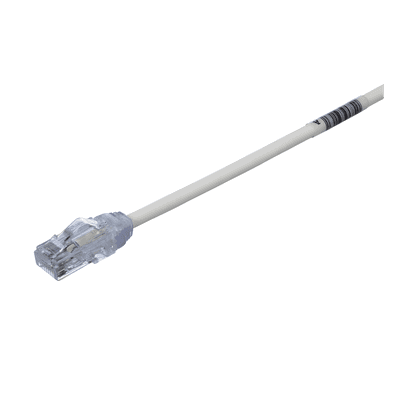 Cable de Parcheo UTP / Cat6A / 28AWG / CM-LSZH / 65 pies (19.81 m) / Blanco Mate UTP28X65 PANDUIT