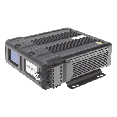 DVR Móvil / Multiplataforma / 4 Canales AHD 2 Megapixel / Almacenamiento en Memoria SD / H.265 / Chip IA Embebido / Soporta 4G / GPS XMR401NAHD/SW EPCOM