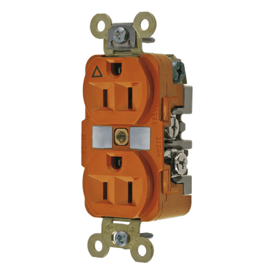 Contacto Dúplex Industrial / 15A 125V / NEMA 5-15R / Aislado 2,000V / Nylon Resistente / -40°C a 75°C