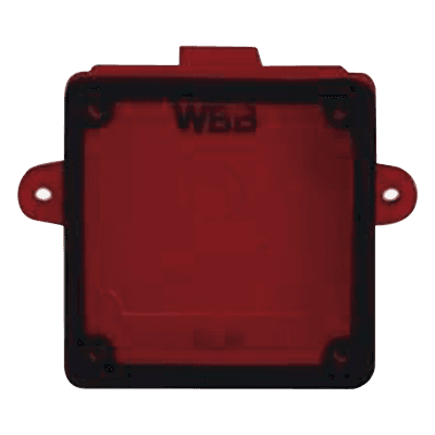 Caja de Montaje Resistente a la Intemperie / Acero Inoxidable / Protección Exterior / Anti-corrosión / Compatible con Campanas WBB SYSTEM SENSOR