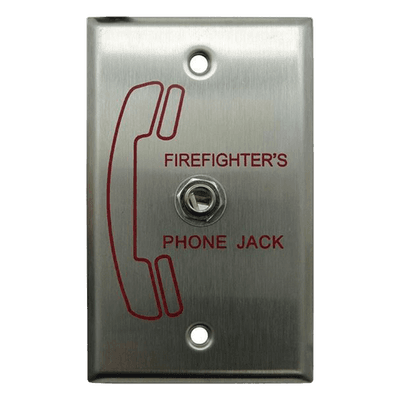 Toma Remota de Teléfono para Bomberos / Conexión Auricular FHS-F / Montaje en Caja 4x2x2½" / Circuito SLC Clase A/B / Auto-Programación / Hasta 24 Unidades por Sistema N-FPJ NOTIFIER