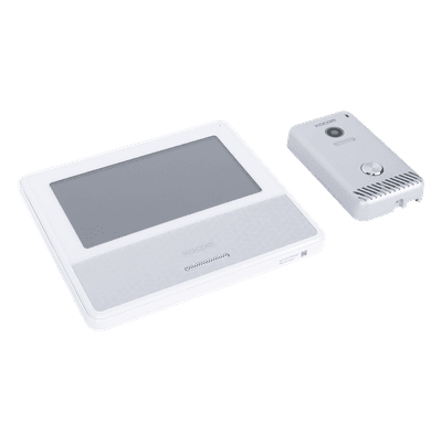 Videoportero IP / Monitor LCD 7' HD / Wi-Fi 802.11 g/n / Cámara 110° / Visión Nocturna / Manos Libres / Alimentación 100-240 VAC KCV-S701IP2WW KOCOM