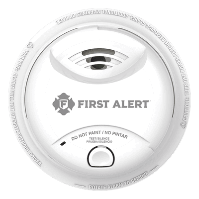 Detector de Humo Autónomo, No Requiere Panel, Batería Sellada de Litio por 10 años, Sensor por Ionización, Sin cableado SA350B FIRST ALERT
