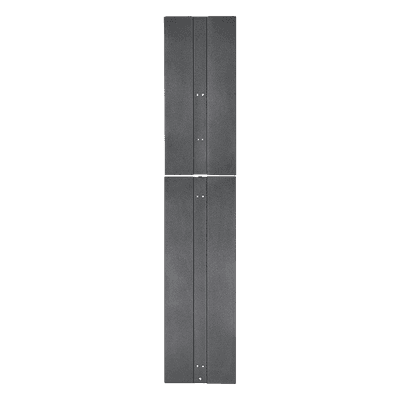Tapa Final de Fila / 83.9 in (2131 mm) / 1.6 in (41 mm) / Acero / 45 UR / Negro PE2VEP PANDUIT