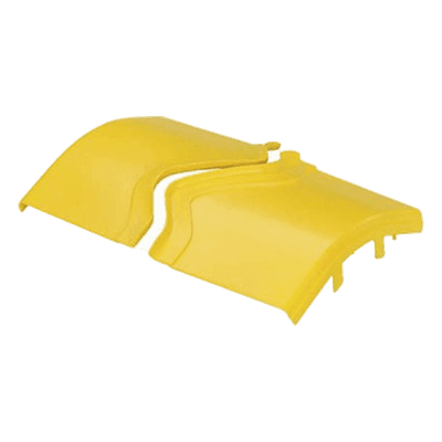 Tapa de Bajada Vertical Exterior / 45° / Canaleta 12x4 / Radio de Curvatura 50.8 mm / Color Amarillo / PC/ABS FROV45SC12LYL PANDUIT