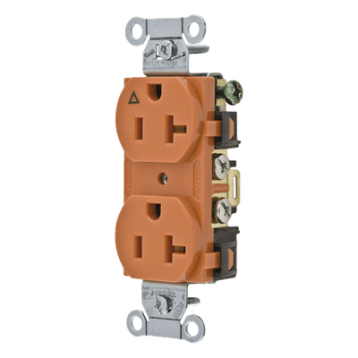Contacto Dúplex Grado Comercial / 20 A 125 V / NEMA 5-20R / 2 Polos 3 Hilos / Nylon Servicio Extra Pesado / -40°C a 75°C