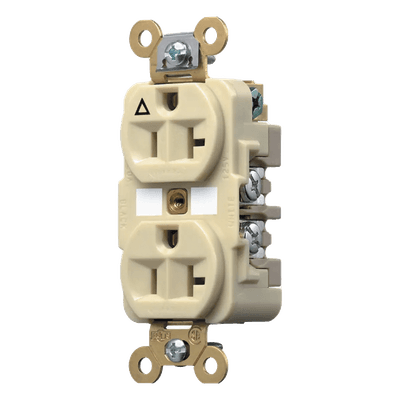 Contacto Dúplex Industrial / 20 A / 125 V / 2 Polos 3 Hilos / NEMA 5-20R / 0.66 ft Cable HUB-IG5362I HUBBELL