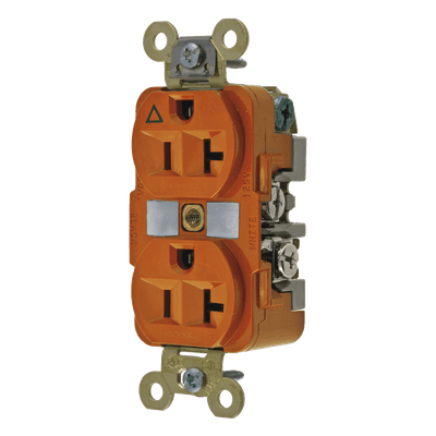 Contacto Dúplex Industrial / 20 A / 125 V / 2 Polos 3 Hilos / NEMA 5-20R / IP54 / Operación -40°C a 75°C (-40°F a 167°F) HUB-IG5362 HUBBELL