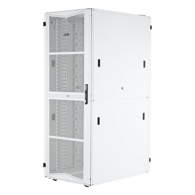 Gabinete para Centros de Datos / 42 UR / 600 mm Ancho / 1070 mm Profundidad (3.5 pies) / Acero / Blanco XG64212WS0001 PANDUIT