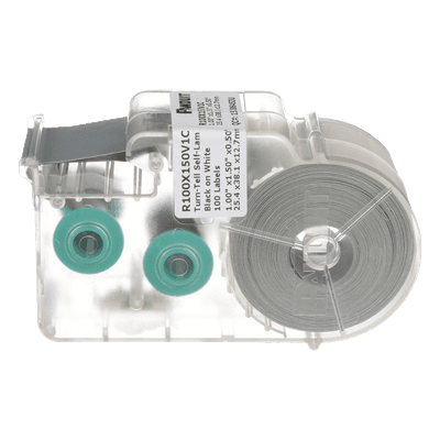 Casete de Etiquetas Autolaminadas / Rotación 360° / 75 Unidades / 7.1-9.9 mm (0.28-0.39 in) / -40°C a 93°C (-40°F a 200°F) R100X225V1C PANDUIT