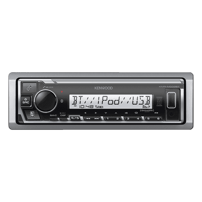 Estéreo Marino / Bluetooth / Ecualizador 13 Bandas DTA / Iluminación 12 Colores / 3 Salidas Preamplificadas 4.0V / USB Frontal + Aux 3.5mm KMR-M332BT JVC  KENWOOD