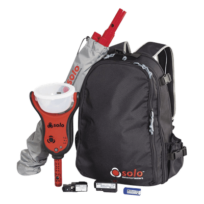 Kit portátil para prueba de detectores de humo / Alcance 4.87m (16ft) / Sistema telescópico modular / Dispensador electrónico integrado SMART365 SDI
