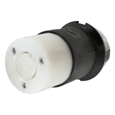 Conector Industrial con Bloqueo de Media Vuelta / 20 A 250 V CA / 2 Polos 3 Hilos / NEMA L6-20R / Interior Seco / -40°C a 75°C HUB-HBL-2323 HUBBELL