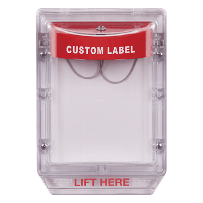 Cubierta Protectora de Policarbonato / Con Bocina 95-105 dB / Montaje Empotrado / 6.2 x 5.0 x 5.2 in / Etiqueta Personalizable STI-1100CR STI