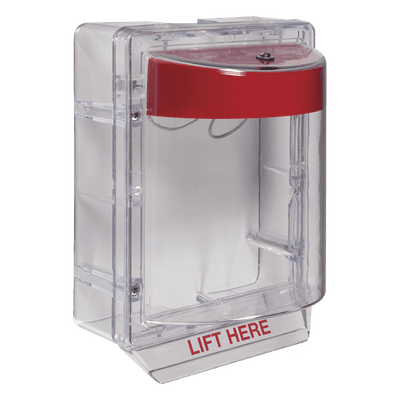 Cubierta Protectora / Policarbonato UV / Bocina 95-105 dB / Montaje Superficie / Espaciador Transparente / ADA y UL / -40°C a 116°C STI-1130-NR STI