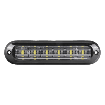 Luz Auxiliar Ultra Brillante / IP67 / 6 LEDs 3W / 12 Patrones / 142.6x36x14mm / Rojo-Azul / 0.47x0.12x0.05ft XLT1835RB EPCOM INDUSTRIAL SIGNALING