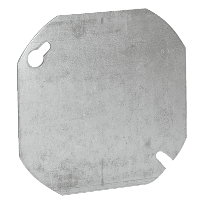 Tapa Ciega Octagonal / 4.063 x 4.063 in / Acero Galvanizado / UL Listed / Pintable