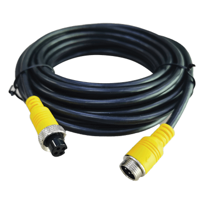 Cable Extensor para Videovigilancia Móvil / 7 m (23 ft) / Conector Tipo Aviación / Transmisión Triple VVA / Analógico y AHD