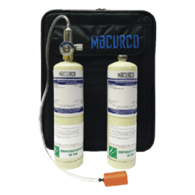 Kit de Calibración / Detectores Gas / Series 6 y 12 / Tubing Tygon / Adaptador y Regulador / Portátil CALKIT2 MACURCO - AERIONICS