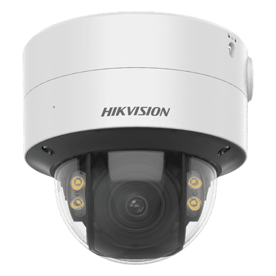 Domo IP 4 Megapixel / Imagen a Color 24/7 / Lente 2.8 - 12 mm / Luz Blanca 40 mts / WDR 130 dB / Exterior IP67 / IK10 / Captura Facial / Videoanaliticos / AcuSense DS-2CD3747G2T-LZSU(C) HIKVISION