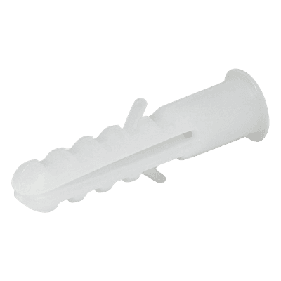 Taquete para concreto / #8 / 8 mm (9/32') / Polipropileno de alta resistencia / Bolsa 25 piezas / Color blanco SYS-TQ8 SURTEK