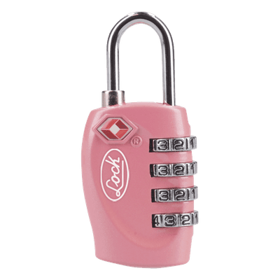 Candado de Combinación TSA / 20 mm / Nivel de Seguridad 3 / Discos Programables / 31x69x14 mm / 0.10x0.23x0.05 ft SYS-53CA LOCK
